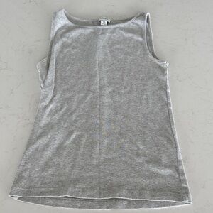 J. Crew Light Gray Sleeveless Tank Top